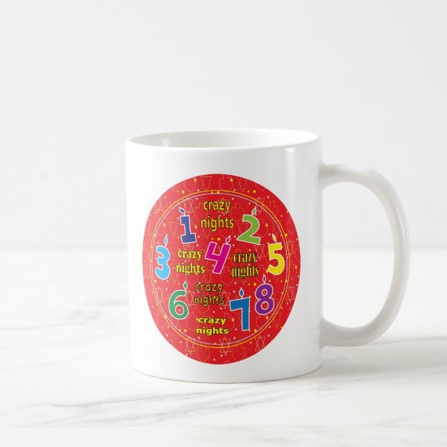Caneca De Café Hanukkah Mug Personalize (Direita)