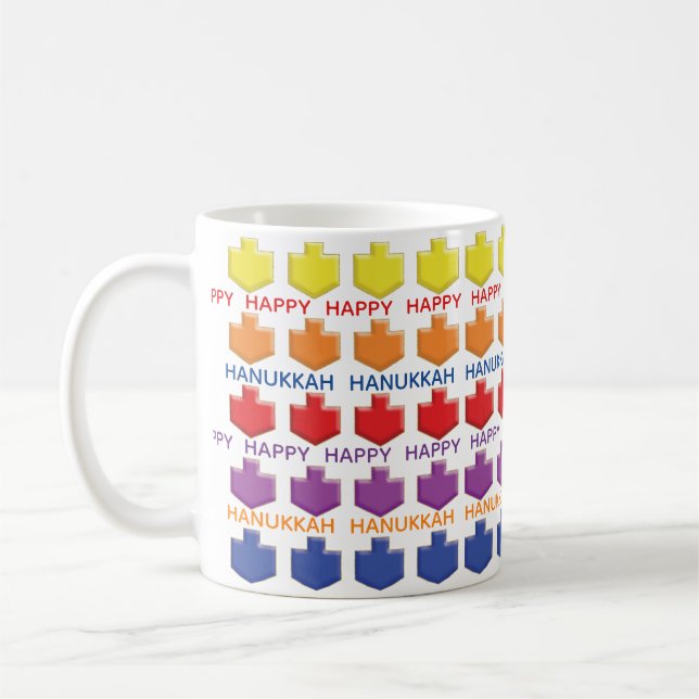 Caneca De Café Hanukkah Mug "Sonhos 3D" (Esquerda)