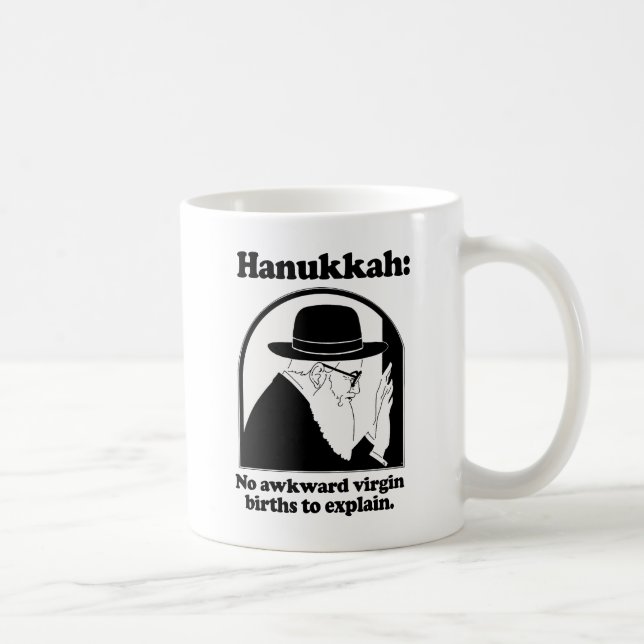 Caneca De Café Hanukkah - nascimentos virgens não inábeis (Direita)