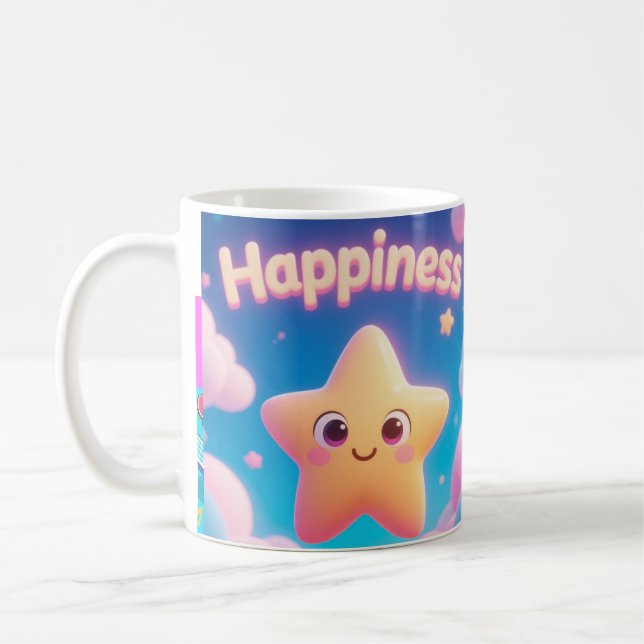 Caneca De Café Happiness Star Mug (Esquerda)