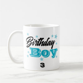 Caneca De Café Happy 3st Birthday Name Custom Baby Face Coffee
