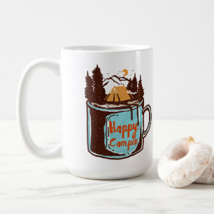 Caneca De Café Happy Camper Mug