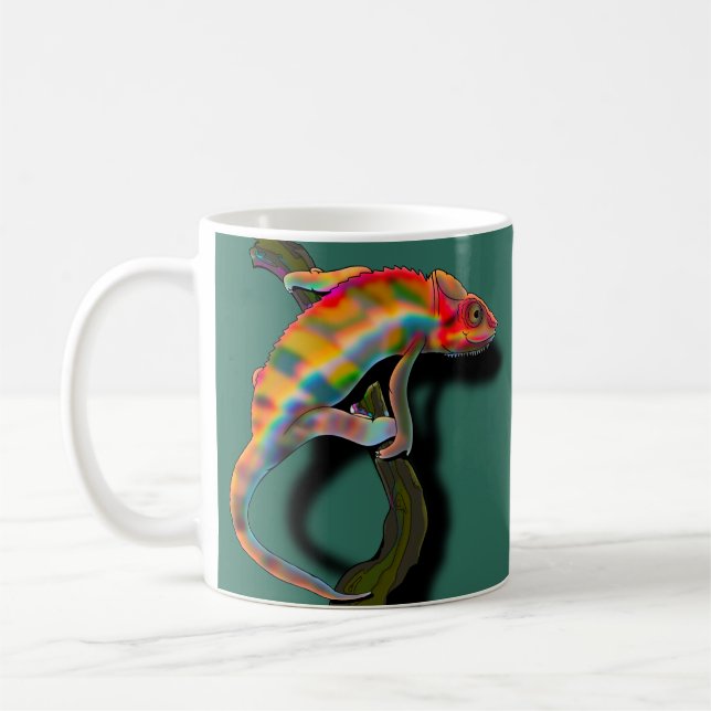 Caneca De Café Happy Chameleon (Esquerda)