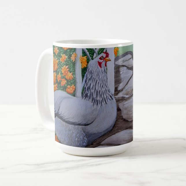Caneca De Café Happy Chicken Park (Frente Esquerda)