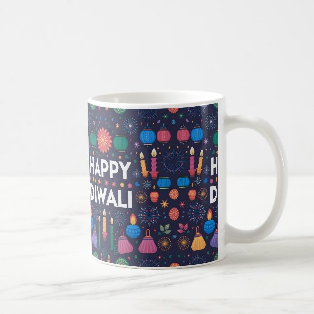 Caneca De Café Happy Diwali Gift (Direita)