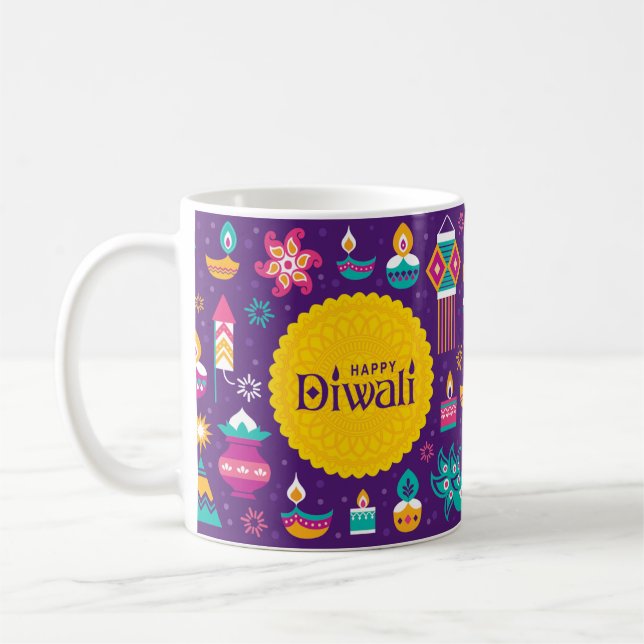 Caneca De Café Happy Diwali Mug (Esquerda)