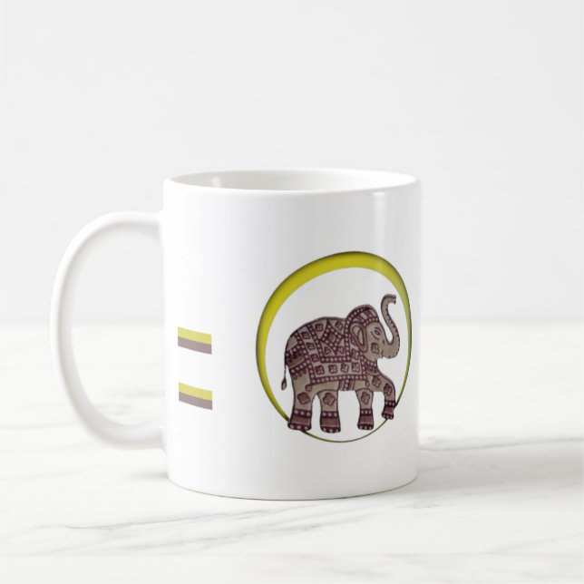 Caneca De Café Happy Elephant Mug (Esquerda)
