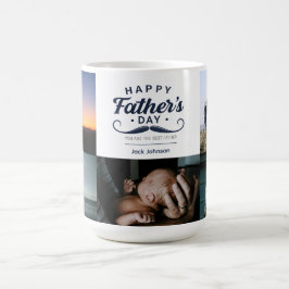 Caneca De Café Happy Father’s Day Mustache Tribute Design