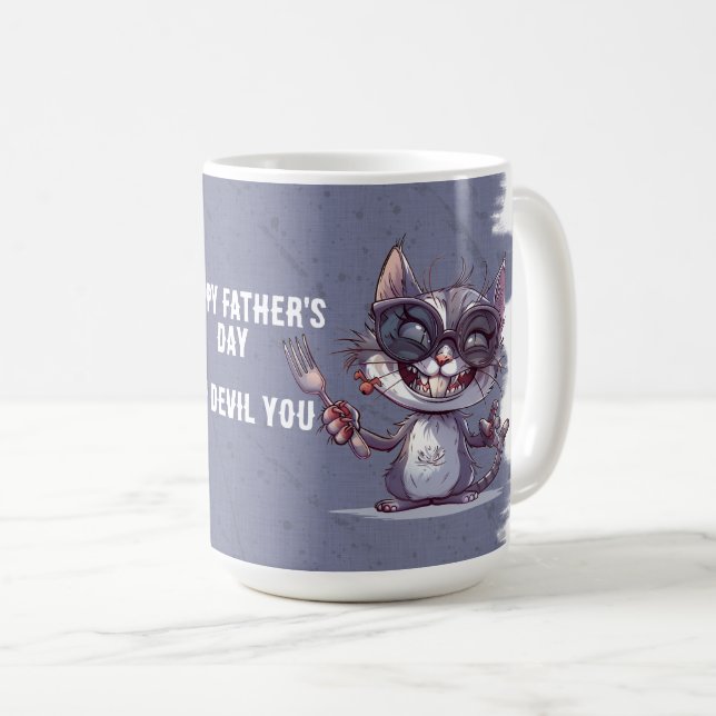 Caneca De Café Happy Father's Day You Devil You (Frente Esquerda)