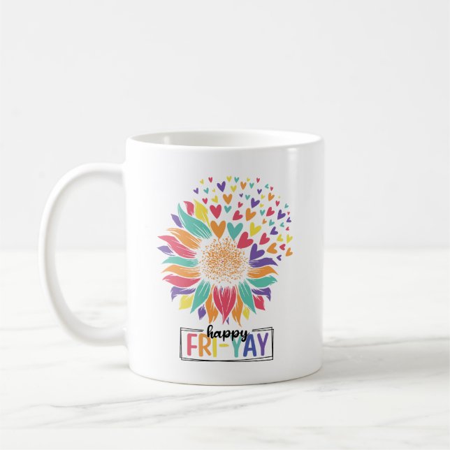 Caneca De Café Happy Fri-Yay Mug (Esquerda)