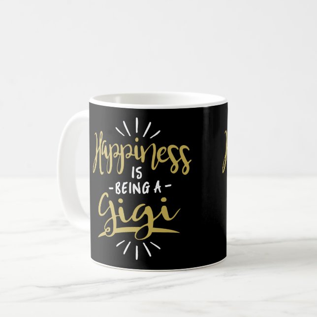 Caneca De Café Happy Gigi (Frente Esquerda)