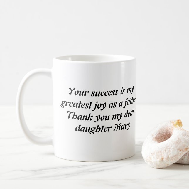Caneca De Café Happy Graduation 2025 (Com Donut)