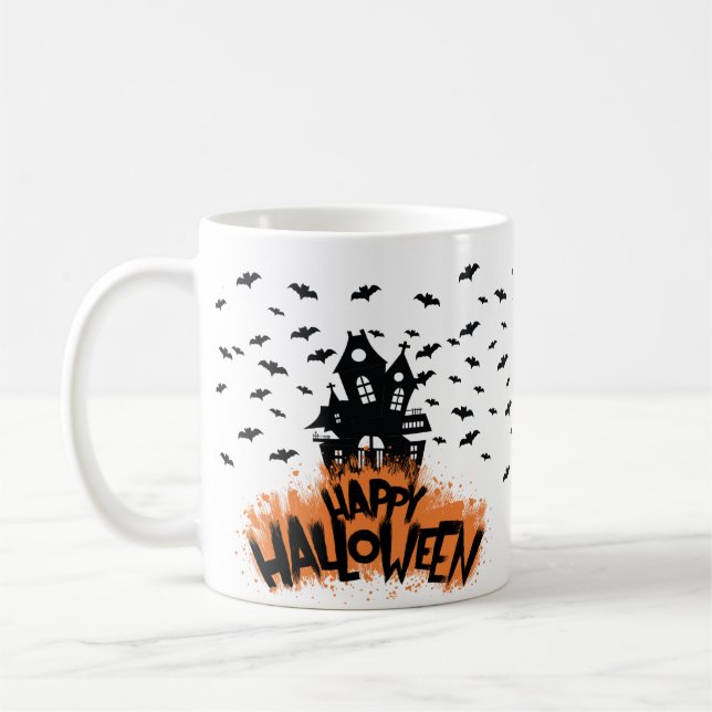 Caneca De Café Happy Halloween Fall Mug (Esquerda)