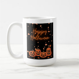 Caneca De Café Happy Halloween Postcard