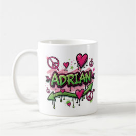 Caneca De Café Happy Hippie Adrian 1