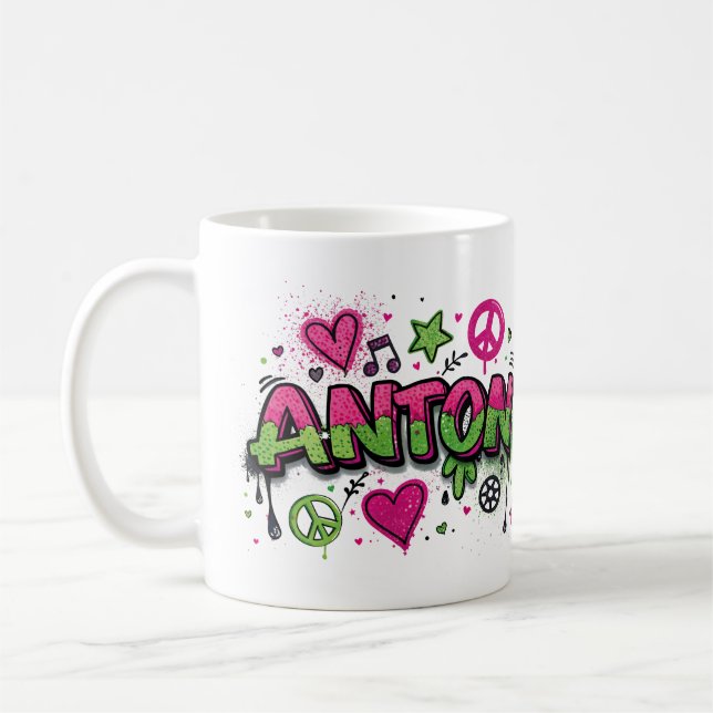 Caneca De Café Happy Hippie Anton 1 (Esquerda)