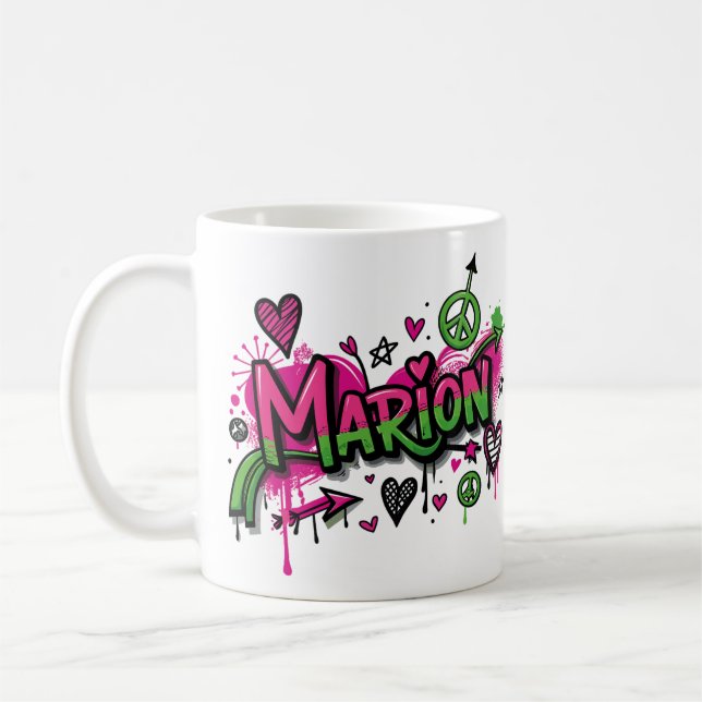 Caneca De Café Happy Hippie Marion 4 (Esquerda)