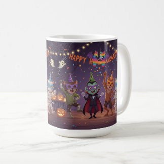 Caneca De Café Happy Howl-O-Ween Party