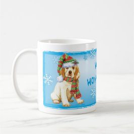 Caneca De Café Happy Howliday Clumber Spaniel