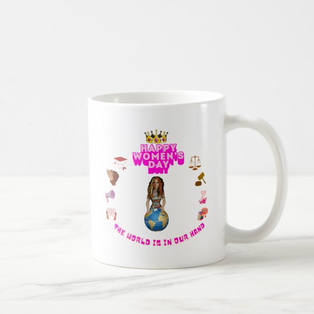 Caneca De Café Happy International Women's Day (Direita)