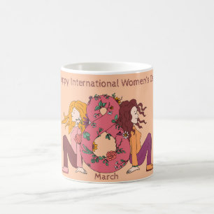 Caneca De Café Happy International Women's Day (8 March)