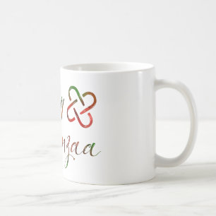 Caneca De Café Happy Kwanzaa Bokeh Umoja