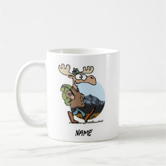 Caneca De Café Happy Mountain Moose