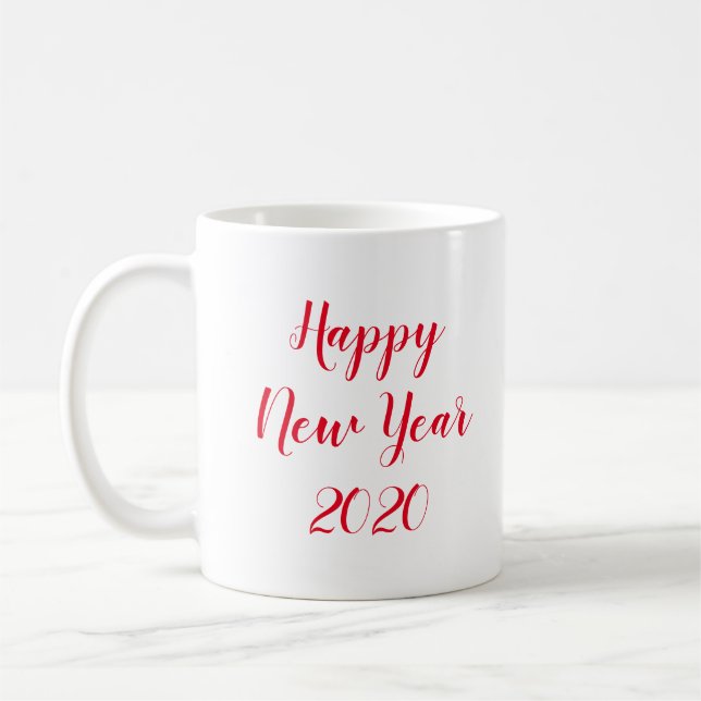 Caneca De Café Happy New Year 2020 Cup (Esquerda)