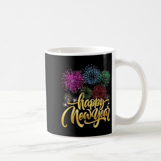 Caneca De Café Happy New Year 2026 New Years Eve Party Countdown  (Direita)