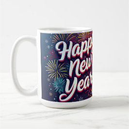 Caneca De Café Happy New Year Coffee Mug