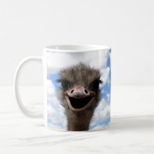 Caneca De Café Happy Ostrich