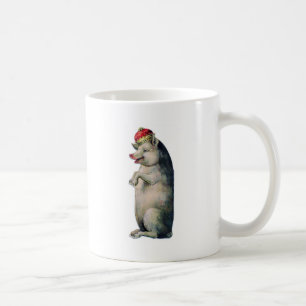 Caneca De Café Happy pig king