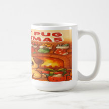 Happy Pug Christmas – Kawaii Holiday Mug 