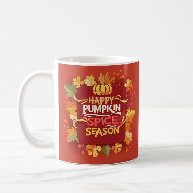 Caneca De Café Happy Pumpkin Spice Season (Esquerda)