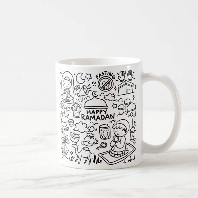 Caneca De Café Happy Ramadan (Direita)