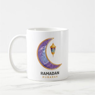 Caneca De Café Happy Ramadan Mubarak   Ramadan Kareem, muçulmano