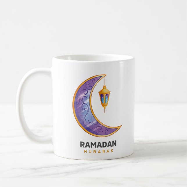 Caneca De Café Happy Ramadan Mubarak | Ramadan Kareem, muçulmano  (Esquerda)