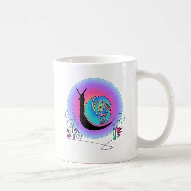 Caneca De Café Happy Snail (Direita)