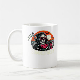 Caneca De Café Happy Summerwin Grim Reaper Watermelon Summer Hal
