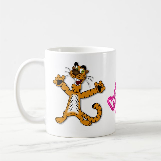 Caneca De Café Happy Tiger (Esquerda)