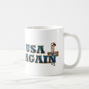 Caneca De Café Happy USA Mug