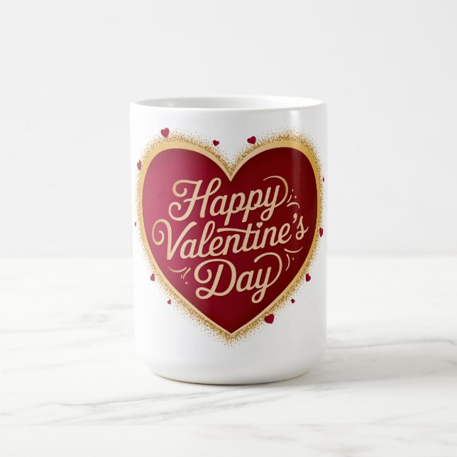 Caneca De Café Happy Valentine’s Day -2 (Centro)