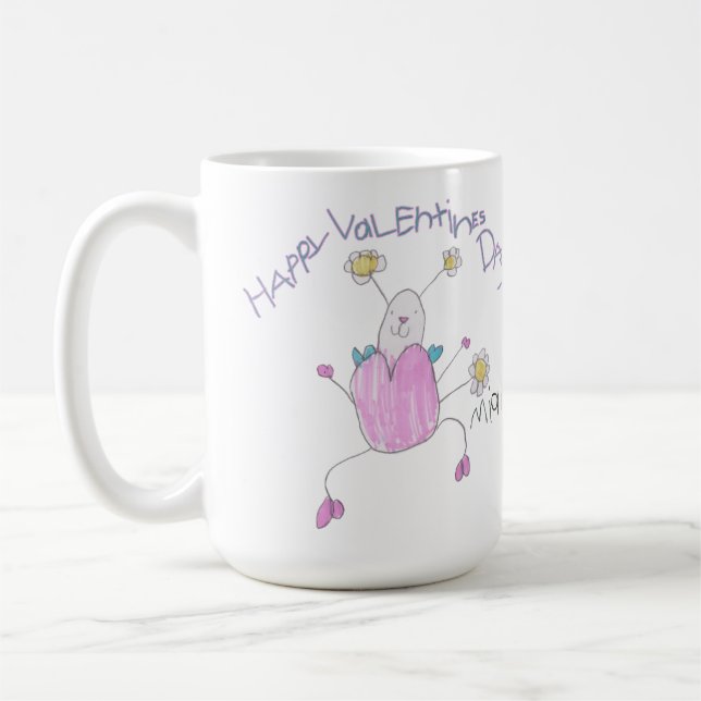 Caneca De Café Happy Valentine's Day Coffee Mug (Esquerda)