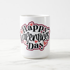 Caneca De Café Happy Valentine's Day Heart