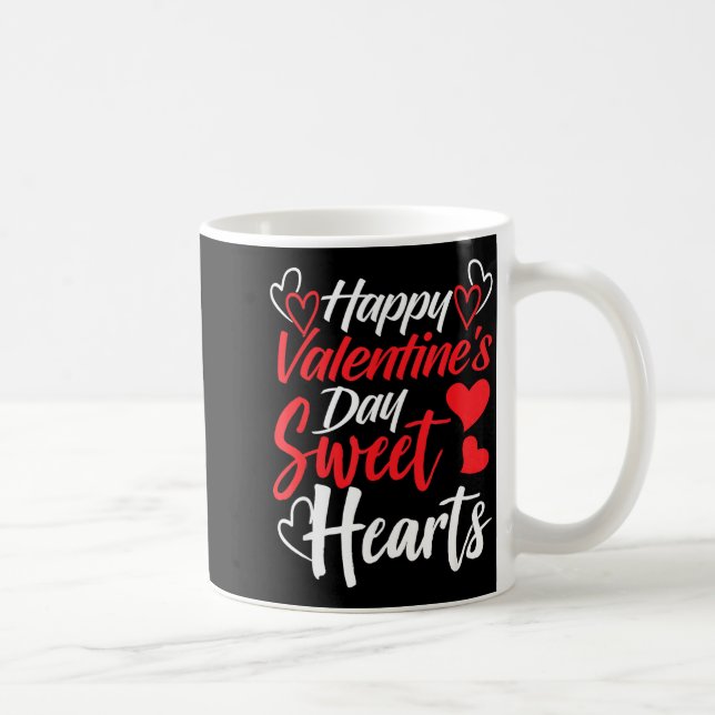Caneca De Café Happy Valentine's Day Sweet Hearts Couples Valenti (Direita)