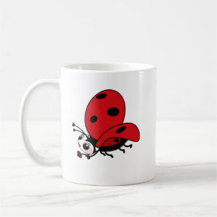 Caneca De Café Happy Wings Ladybug