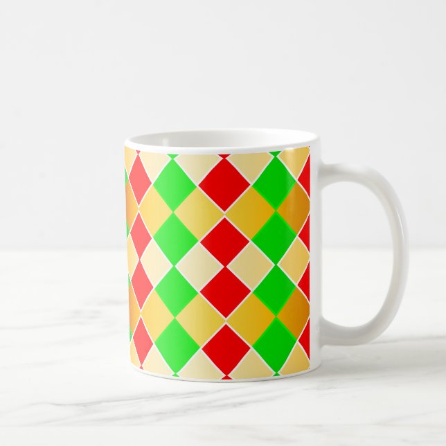 Caneca De Café Harlequin do Natal (Direita)