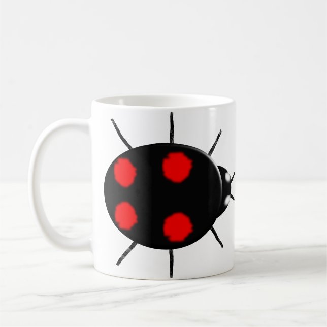 Caneca De Café Harlequin Ladybird Mug (Esquerda)