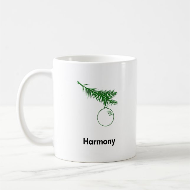 Caneca De Café Harmonia de Ornamento (Esquerda)