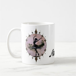 Caneca De Café Harmonia do Movimento A bailarina à luz das estrel